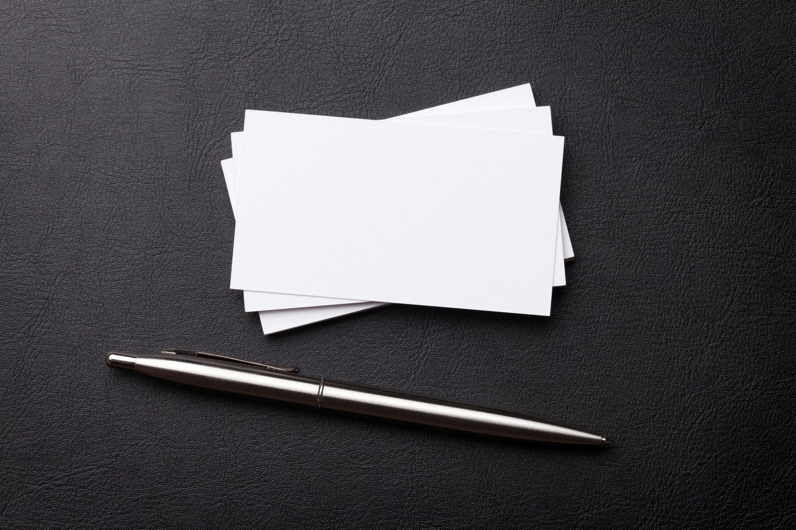 Blank business cards